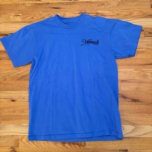 atthemoment Monarch Butterfly Life Cycle Graphic T Shirt Blue Size M